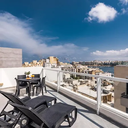 Appartamento Bnbnova - Private Penthouse With Terrace Spinola Bay