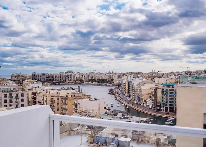 Bnbnova - Private Penthouse With Terrace Spinola Bay * San Ġiljan