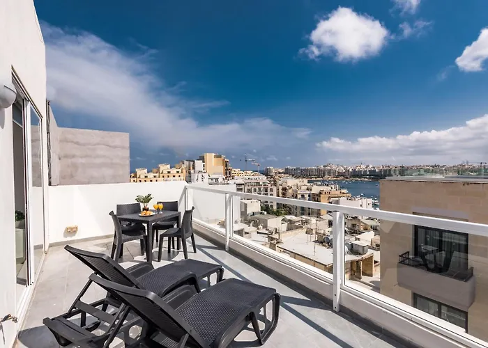 Apartment Bnbnova - Private Penthouse With Terrace Spinola Bay