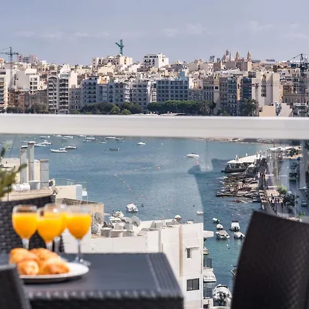 Bnbnova - Private Penthouse With Terrace Spinola Bay Apartamento St. Julian's